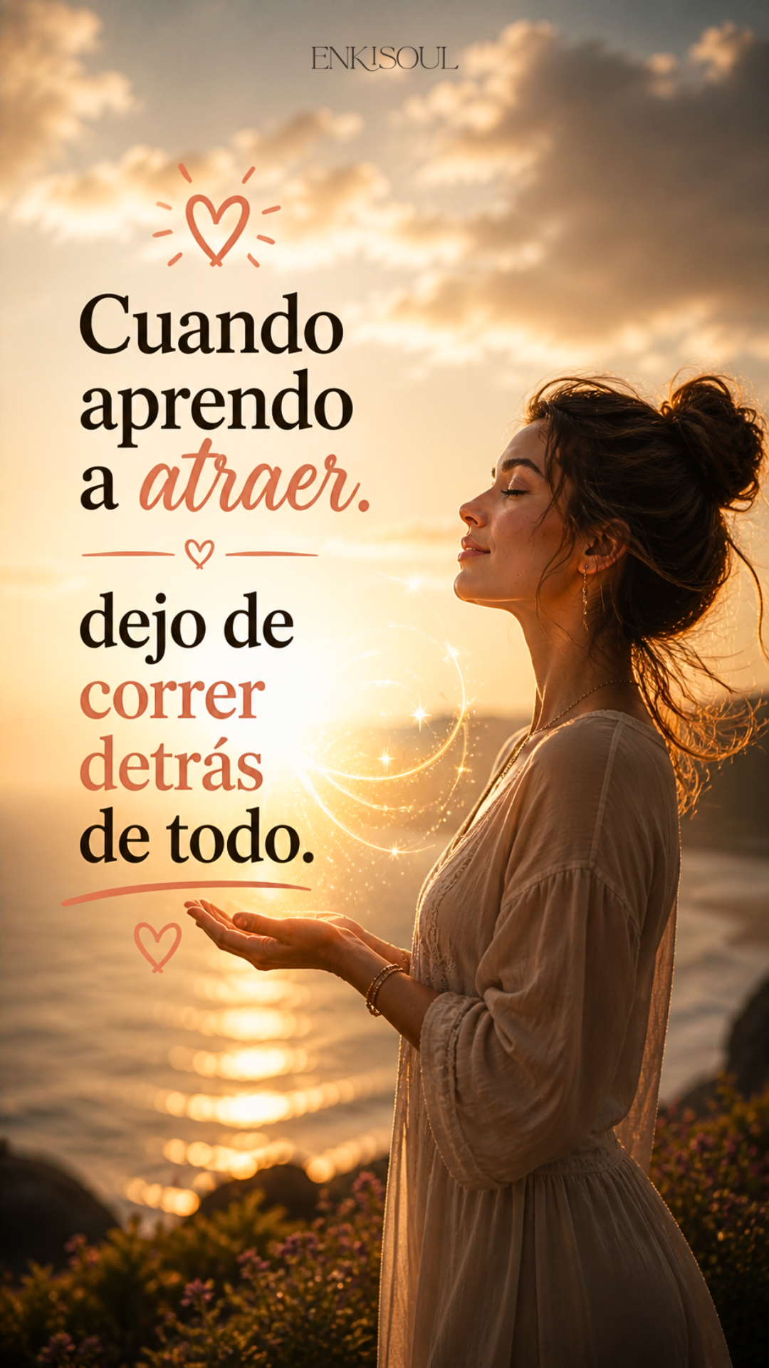 Cuando aprendo a atraer dejo de correr detrás de todo