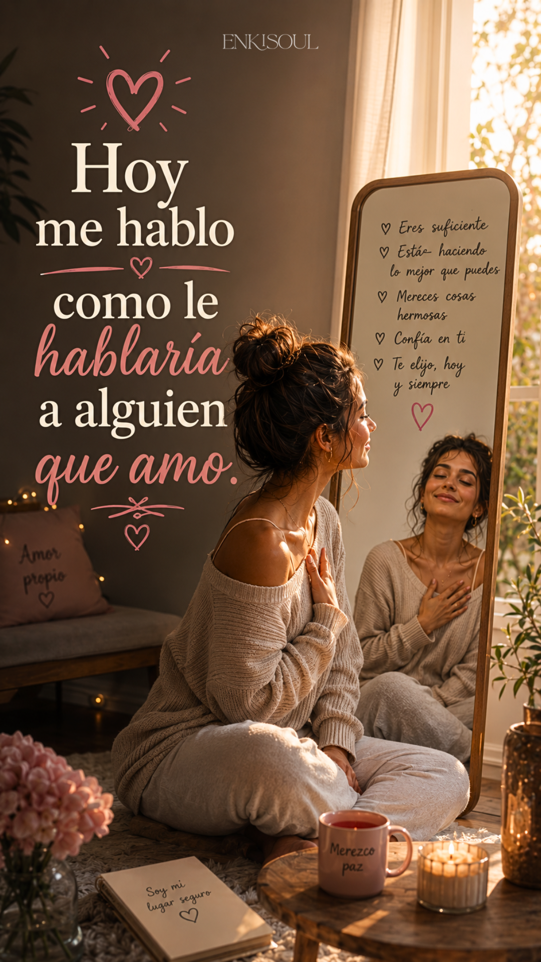 Hoy me hablo como le hablaría a alquien que amo