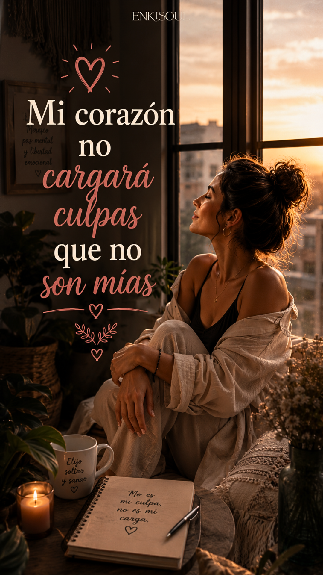 Mi corazón no cargará culpas que no son mías