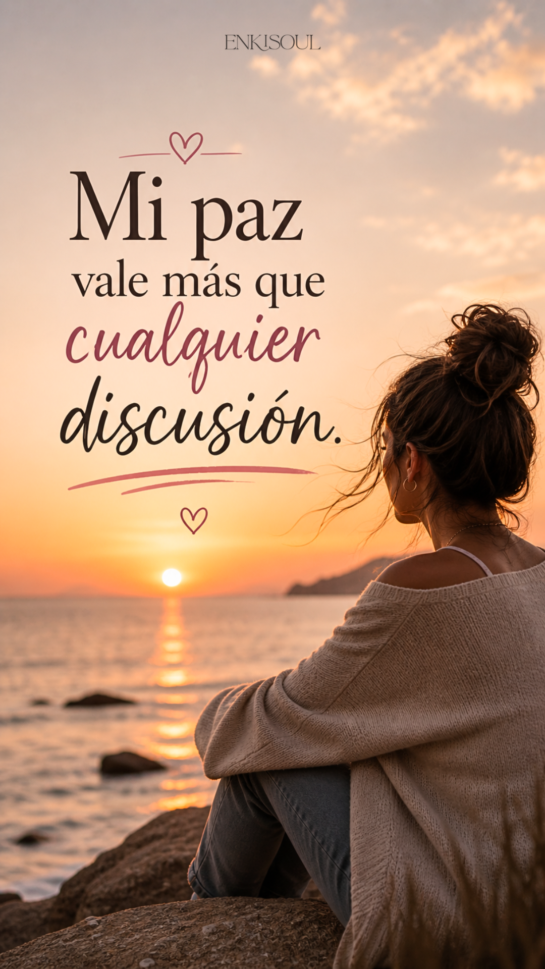 Mi paz vale más que cualquier discusión