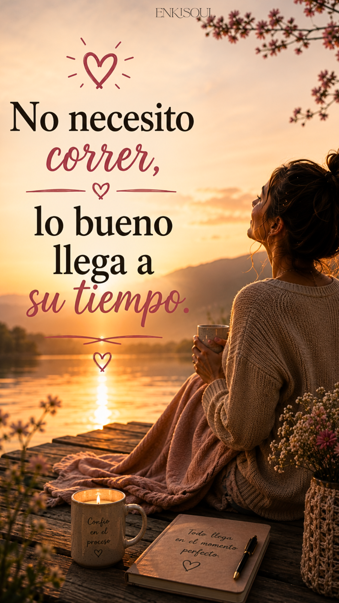 No necesito correr, lo bueno llega a su tiempo