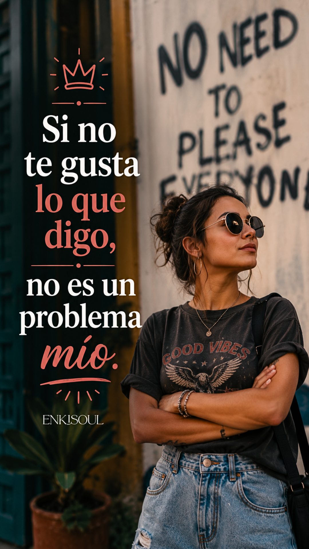 Si no te gusta lo que digo, no es un problema mío